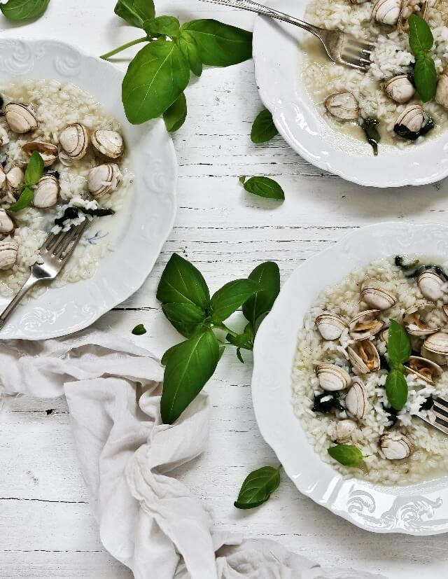 Arroz de Amêijoas e Manjericão